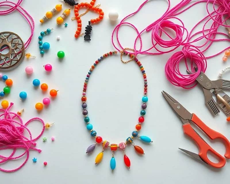 Jak zrobić duży naszyjnik - proste techniki i inspiracje DIY